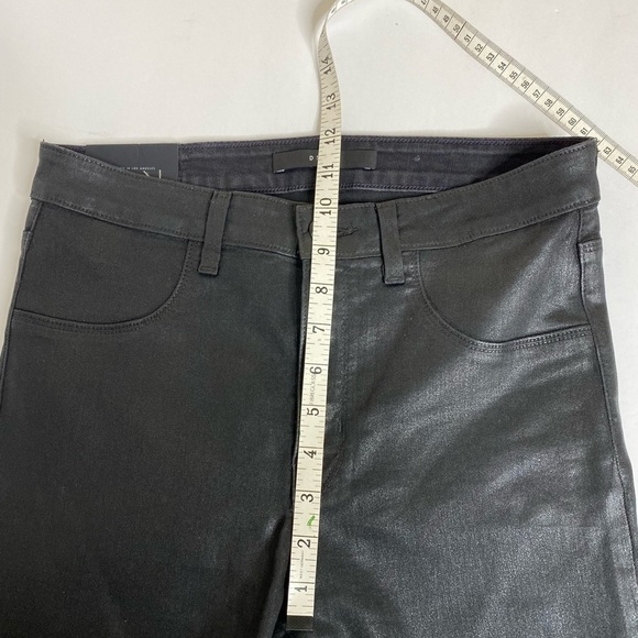 DSTLD high waisted coated black skinny jeans - Picture 6 of 9